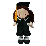 MUÑECA GRADUADA 40cm - NEGRO