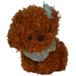 PERRO JESÚS 20cm - CAFÉ OSCURO