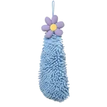TOALLA FLOR - 40cm - AZUL
